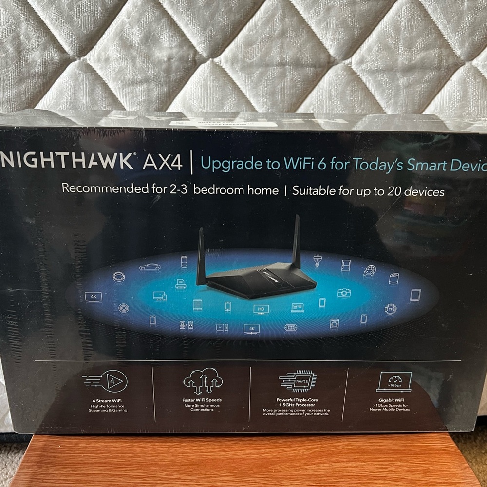 Netgear Nighthawk AX3000 WiFi 6 Router - Picture 2 of 2